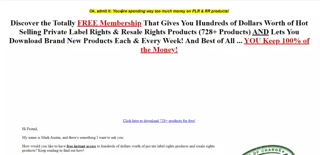 resell rights weekly